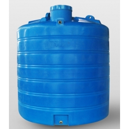 Емкость 10000 литров овально-вертикальная Aquaplast, синий