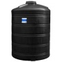 Емкость 2000 литров овально-вертикальная Aquaplast, черный