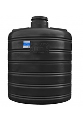 Емкость 3000 литров овально-вертикальная Aquaplast, черный