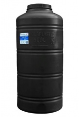 Емкость 500 литров овально-вертикальная Aquaplast, черный