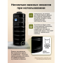 Емкость 1000 литров овально-вертикальная Aquaplast, черный