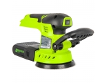 Эксцентриковая шлифовальная машина Greenworks G24ROS, 24V, 125 мм, 3000-12000 об/мин, амплитуда 3.2 мм, без АКБ и ЗУ (3100107)