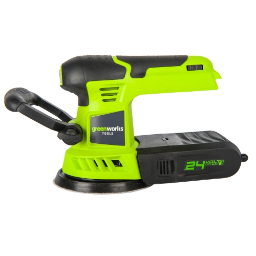 Эксцентриковая шлифовальная машина Greenworks G24ROS, 24V, 125 мм, 3000-12000 об/мин, амплитуда 3.2 мм, без АКБ и ЗУ (3100107) купить в интернет магазине Санрай73