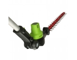 Кусторез штанговый аккумуляторный Greenworks Арт. 2301107, 60 В, 51 см, бесщеточный, без АКБ и ЗУ
