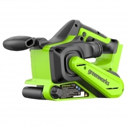 Ленточная шлифовальная машина Greenworks G24BS, 24V, бесщеточная, 76х457мм, 259 м/мин, без АКБ и ЗУ (3100607)