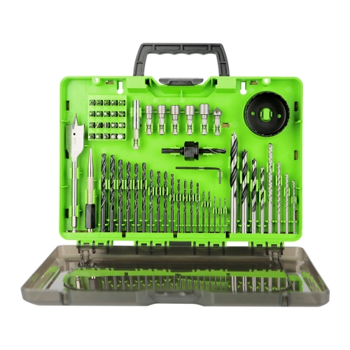 Набор сверл, бит и коронок Greenworks в кейсе, 60 предметов (2944507) купить в интернет магазине Санрай73