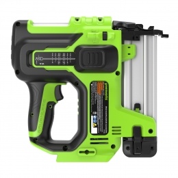 Нейлер Greenworks GD24BN, 24V, бесщеточная, гвозди 18GA, 100 уд/мин, LED, без АКБ и ЗУ (3400707)