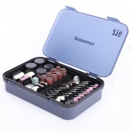 Набор оснастки для граверов Greenworks, 216 предметов в кейсе (3503507)