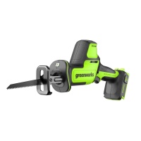 Пила сабельная компактная Greenworks GPT-CRS-25, 24V, бесщеточная, 0-3000/мин, 80 мм, LED, без АКБ и ЗУ (1200507)