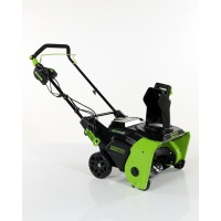 Снегоуборщик аккумуляторный Greenworks Арт. 2602507UB, 82V, 56 см, бесщеточный, c 1хАКБ 5АЧ и ЗУ