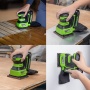 Плоская шлифовальная машина Greenworks G24SS14, 24V, 115x140мм, 5500 об/мин, амплитуда 1,6 мм, без АКБ и ЗУ (3100507)