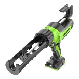 Пистолет для герметиков Greenworks G24CAU, 24V, макс 310 мл, 1400–2900Н, 1–10 мм/с, без АКБ и ЗУ (3501707)