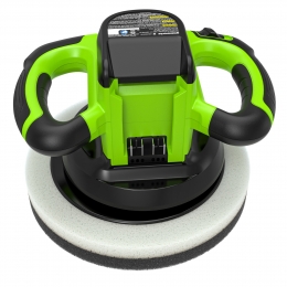 Полировальная машина Greenworks G24BU10, 24V, 254 мм, 2800 об/мин, амплитуда 11,5 мм, без АКБ и ЗУ (3502107)