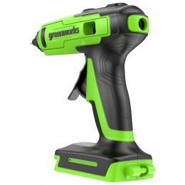 Пистолет клеевой Greenworks G24GLG, 24V, 150°С, 90 сек, 11 мм, без АКБ и ЗУ (3502207)