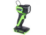 Рабочий LED-фонарь Greenworks G24SL200, 24V, макс. 200 лм, скоба, без АКБ и ЗУ (3502407)