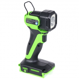 Рабочий LED-фонарь Greenworks G24SL200, 24V, макс. 200 лм, скоба, без АКБ и ЗУ (3502407)