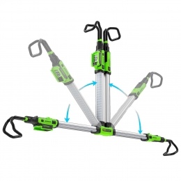 Подкапотный LED-прожектор Greenworks G24UHL, 24V, макс. 1200 Лм, 142- 204 см, без АКБ и ЗУ (3503607)