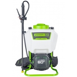 Садовый опрыскиватель  аккумуляторный Greenworks Арт.5300107, 60V без АКБ и ЗУ