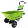 Садовая тележка самоходная Greenworks Арт. 7400007UB, 40V, 106 л, с 1хАКБ 4 Ач и ЗУ
