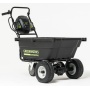 Садовая тележка самоходная Greenworks Арт. 7400607, 82V, 106 л, без АКБ и ЗУ