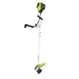 Триммер аккумуляторный Greenworks Арт. 2108407UB, 60V, 40 см, бесщеточный с велосипедной ручкой, с 1хАКБ 4Ач и ЗУ