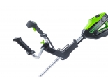 Триммер аккумуляторный Greenworks TB201H, Арт. 2112407, 82V, 2,0 кВт, 46 см, c трехлопастным ножом и кусторезом, бесщеточный, без АКБ и ЗУ 