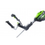 Триммер аккумуляторный Greenworks TB201H, Арт. 2112407, 82V, 2,0 кВт, 46 см, c трехлопастным ножом и кусторезом, бесщеточный, без АКБ и ЗУ 