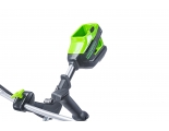 Триммер аккумуляторный Greenworks TB201H, Арт. 2112407, 82V, 2,0 кВт, 46 см, c трехлопастным ножом и кусторезом, бесщеточный, без АКБ и ЗУ 