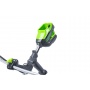Триммер аккумуляторный Greenworks TB201H, Арт. 2112407, 82V, 2,0 кВт, 46 см, c трехлопастным ножом и кусторезом, бесщеточный, без АКБ и ЗУ 