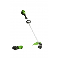 Триммер аккумуляторный Greenworks Арт. 2108307UB, 60V, 40 см, бесщеточный, c АКБ 1х4Ач и ЗУ