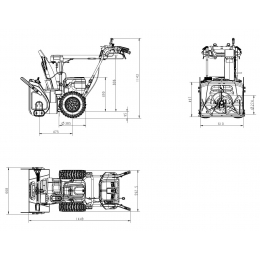 Снегоуборщик аккумуляторный Greenworks Арт. 2602807, 82V, 61 см, самоходный, бесщеточный, без АКБ и ЗУ