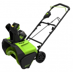 Снегоуборщик аккумуляторный Greenworks Арт. 2602907UB, 60V, 51 см, бесщеточный, c 1хАКБ 4АЧ и ЗУ
