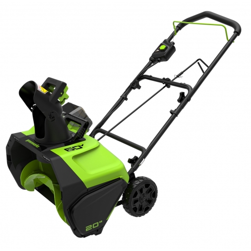 Снегоуборщик аккумуляторный Greenworks Арт. 2602907UB, 60V, 51 см, бесщеточный, c 1хАКБ 4АЧ и ЗУ купить в интернет магазине Санрай73