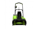 Снегоуборщик аккумуляторный Greenworks Арт. 2602907UB, 60V, 51 см, бесщеточный, c 1хАКБ 4АЧ и ЗУ