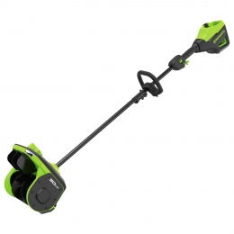 Снегоуборщик аккумуляторный Greenworks Арт. 2603207UB, 60V, 30 см, с регулируемым направлением выброса, бесщеточный, c 1хАКБ 4Ач и ЗУ