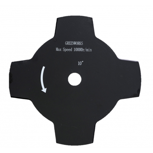 Стальной 4-х лопастной нож для триммеров Greenworks 40V, 60V, 82V, Арт, 2905907 купить в интернет магазине Санрай73