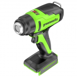 Строительный фен Greenworks G24HG, 24V, 550°С, 200 л/мин, без АКБ и ЗУ (3400207)