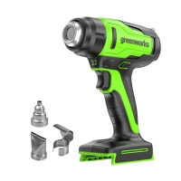 Строительный фен Greenworks G24HG, 24V, 550°С, 200 л/мин, без АКБ и ЗУ (3400207)