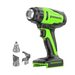 Строительный фен Greenworks G24HG, 24V, 550°С, 200 л/мин, без АКБ и ЗУ (3400207)
