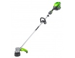 Триммер аккумуляторный Greenworks Арт. 2110607UA, 82V, 40 см,  бесщеточный,   с 1хАКБ 2.5 Ач. и ЗУ