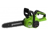 Цепная пила аккумуляторная Greenworks Арт. 2007807UA, 40V, 30 см,  с 1xАКБ 2Ач и ЗУ