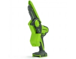 Цепная мини пила аккумуляторная Greenworks Арт. 2008207, 24V, 10см, без АКБ и ЗУ