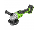 Угловая шлифовальная машина Greenworks GD24AGK2, 24V, бесщеточная, 125 мм, 10500 об/мин, c 1хАКБ 2Ач и ЗУ 2А, сумка (3200207UA)