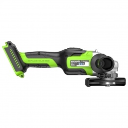 Угловая шлифовальная машина Greenworks GD24AG, 24V, бесщеточная, 125 мм, 10500 об/мин, без АКБ и ЗУ (3200207)