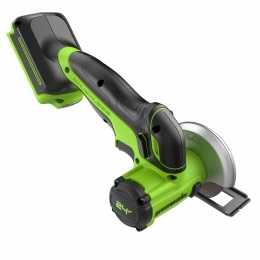 Углошлифовальная машина Greenworks GD24UCS, 24V, бесщеточная,76 мм, рез 18 мм, без АКБ и ЗУ (3402007)