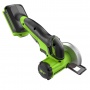 Углошлифовальная машина Greenworks GD24UCS, 24V, бесщеточная,76 мм, рез 18 мм, без АКБ и ЗУ (3402007)
