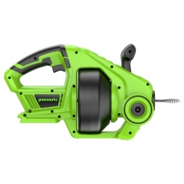 Трос сантехнический аккумуляторный Greenworks, Арт. 3707307, 24V, без АКБ и ЗУ