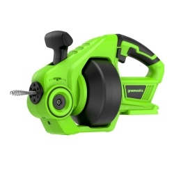 Трос сантехнический аккумуляторный Greenworks, Арт. 3707307, 24V, без АКБ и ЗУ