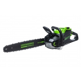 Цепная пила аккумуляторная Greenworks Арт. 2008307UB, 82V, 51 см, бесщеточная, с 1хАКБ 5 Ач. и ЗУ
