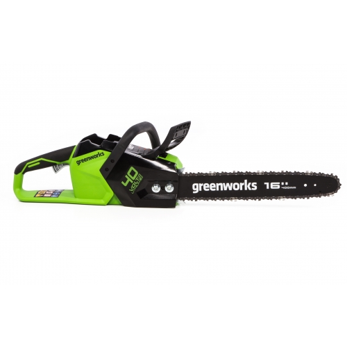 Цепная пила аккумуляторная Greenworks  Арт. 2005807UB, 40V, 40 см, бесщеточная,  до 1,8 КВт, с 1хАКБ 4Ач и ЗУ купить в интернет магазине Санрай73